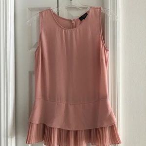 NWOT The Limited Blush Pink Peplum Top